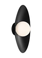 Joni 1-Light LED Wall Sconce in Matte Black with Matte Black