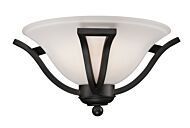 Z-Lite Lagoon 1-Light Wall Sconce In Matte Black