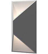 Sonneman Prisma™ 2 Light 11 Inch Wall Sconce in Textured Gray