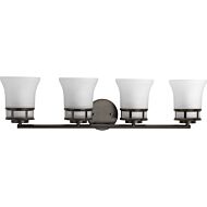 Cascadia 4-Light Bathroom Vanity Light in Antique Bronze