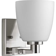 Fleet 1-Light Bathroom Vanity Light Bracket in Brushed Nickel