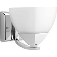 Appeal 1-Light Bathroom Vanity Light Bracket in Polished Chrome