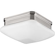 Appeal - Opal 1-Light Flush Mount in Brushed Nickel