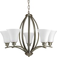 Joy 5-Light Chandelier in Antique Bronze