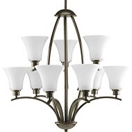 Joy 9-Light Chandelier in Antique Bronze