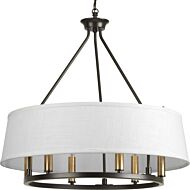 Cherish 6-Light Chandelier in Antique Bronze