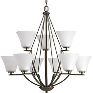 Bravo 9-Light Chandelier in Antique Bronze