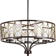 Cirrine 5-Light Chandelier in Antique Bronze