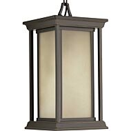 Endicott 1-Light Hanging Lantern in Antique Bronze