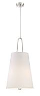 Studio 3-Light Foyer Pendant in Satin Platinum