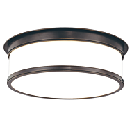 Hudson Valley Geneva 3 Light Ceiling Light in Old Bronze