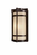 The Great Outdoors Andrita Court Outdoor Wall Light in Textured French Bronze