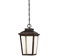 The Great Outdoors Irvington Manor LED 16 Inch Outdoor Hanging Light in Chelesa Bronze