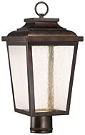 The Great Outdoors Irvington Manor Led 18 Inch Outdoor Post Light in Chelesa Bronze