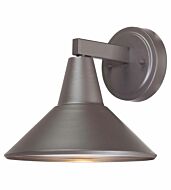 The Great Outdoors Bay Crest 8 Inch Outdoor Wall Light in Dorian Bronze