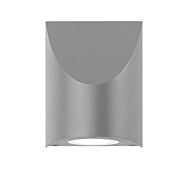 Sonneman Shear 4.75 Inch Wall Sconce in Textured Gray