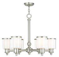 Middlebush 6-Light Chandelier in Brushed Nickel