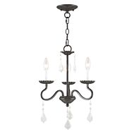 Callisto 3-Light Mini Chandelier in English Bronze