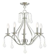 Caterina 5-Light Chandelier in Brushed Nickel