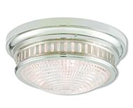 Berwick 3-Light Ceiling Mount in Polished Nickel