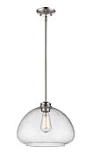 Z-Lite Amon 1-Light Pendant Light In Brushed Nickel