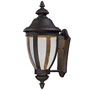 The Great Outdoors Wynterfield 22 Inch Outdoor Wall Light in Burnt Rust