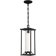 The Great Outdoors Trescott 17 Inch Outdoor Hanging Light in Black