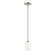 Bristo 1-Light Pendant in Satin Nickel