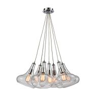 Orbital 7-Light Pendant in Polished Chrome