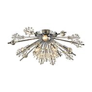 Starburst 8-Light Semi-Flush Mount in Polished Chrome