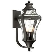 The Great Outdoors Libre 4 Light 21 Inch Outdoor Wall Light in Black