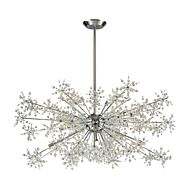 Snowburst 20-Light Chandelier in Polished Chrome