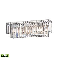 Palacial 3-Light LED Bathroom Vanity Light in Polished Chrome