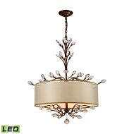 Asbury 4-Light LED Chandelier in Spanish Bronze