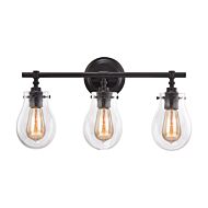 Jaelyn 3-Light Bathroom Vanity Light in Oil Rubbed Bronze