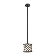 Genevieve 1-Light Mini Pendant in Oil Rubbed Bronze