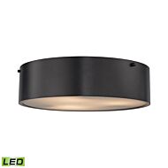 Clayton 3-Light LED Flush Mount in Oil Rubbed Bronze