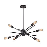 Xenia 6-Light Chandelier in Oil Rubbed Bronze