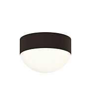 Sonneman REALS 5 Inch LED Flush Mount in Textured Bronze