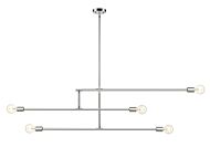 Z-Lite Modernist 5-Light Chandelier In Chrome