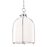 Hudson Valley Eldridge Pendant Light in Polished Nickel