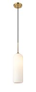 Z-Lite Monty 1-Light Pendant Light In Heritage Brass