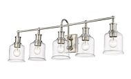 Z-Lite Bryant 5-Light Bathroom Vanity Light In Brushed Nickel