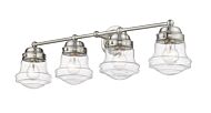 Z-Lite Vaughn 4-Light Bathroom Vanity Light In Brushed Nickel