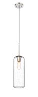 Z-Lite Monty 1-Light Pendant Light In Brushed Nickel