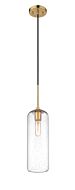 Z-Lite Monty 1-Light Pendant Light In Heritage Brass