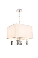 Four Light Convertible Pendant - Semi Flush Mount by Kalco