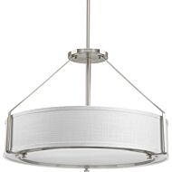 Ratio 4-Light Pendant in Brushed Nickel