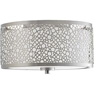 Mingle LED 1-Light LED Flush Mount in Brushed Nickel