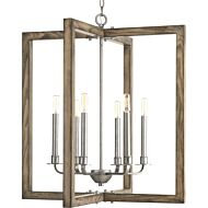 Turnbury 6-Light Chandelier in Galvanized Finish